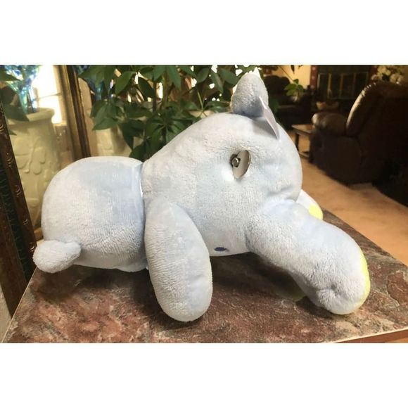 Carters Just One Year Blue w dots Teddy Bear Musical Pull Crib Toy Plush 11" NWO - Picture 3 of 10